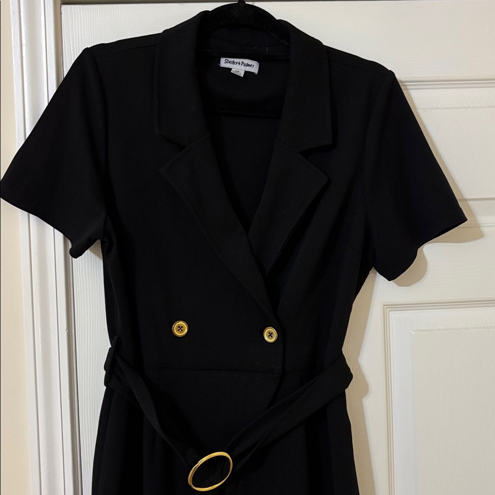 Shelby & Palmer Wide leg One Piece Pant Suit size 14 - Picture 2 of 10